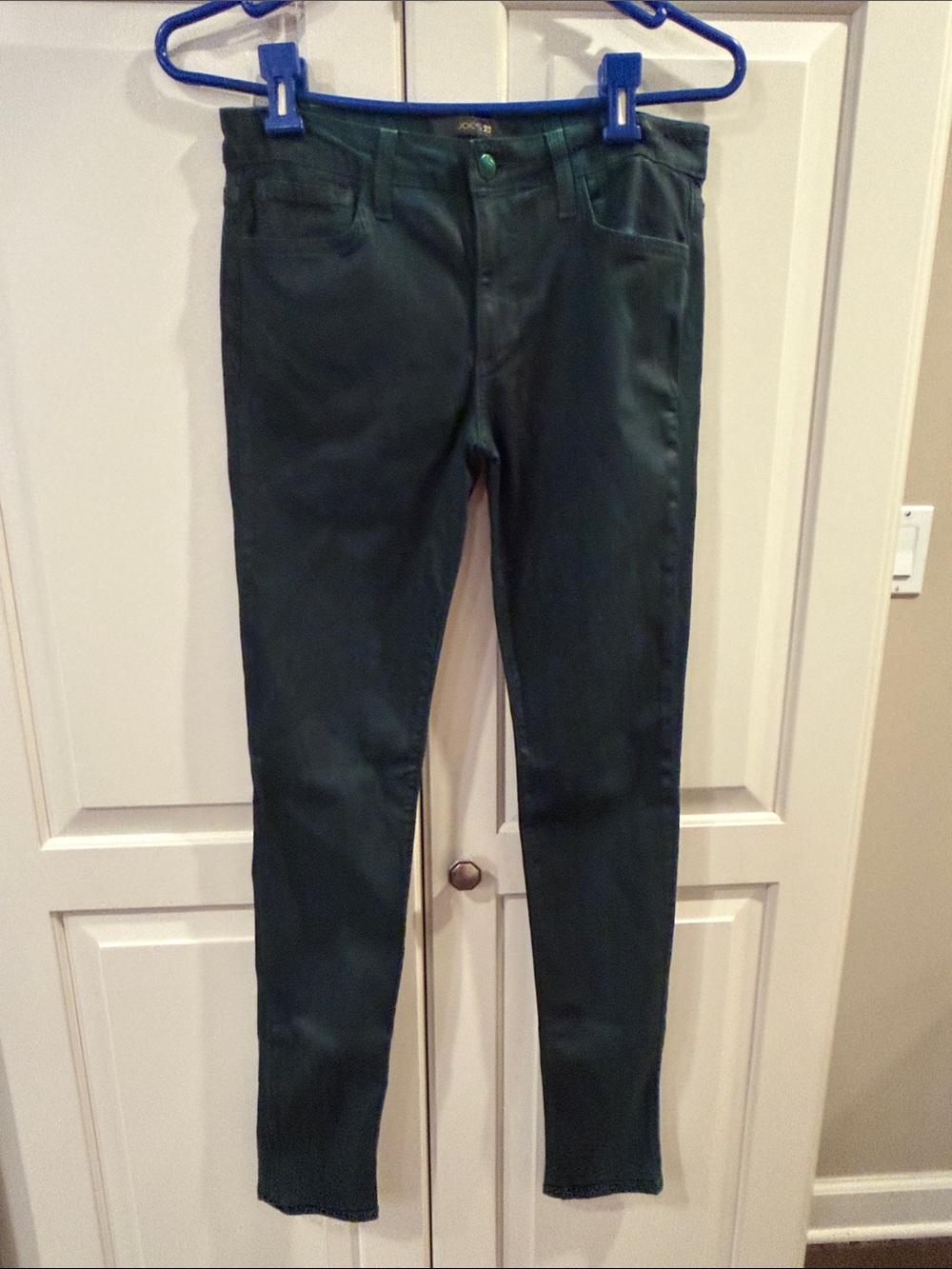 Joe's Jeans Dark Green Skinny Stretch Jeans size 27